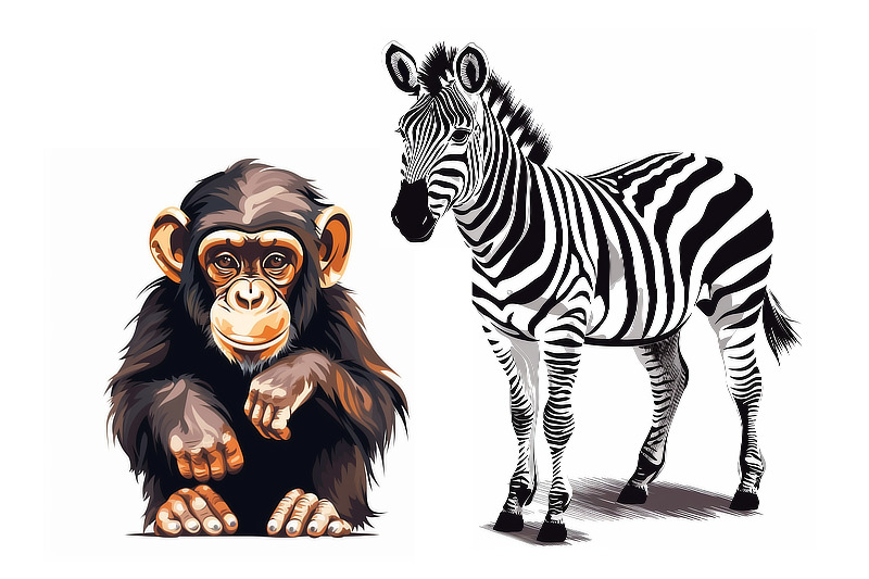 Tiere von A bis Z: Tiere mit verschiedenen Anfangsbuchstaben